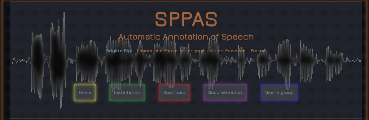 SPPAS web site