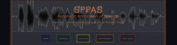 SPPAS web site