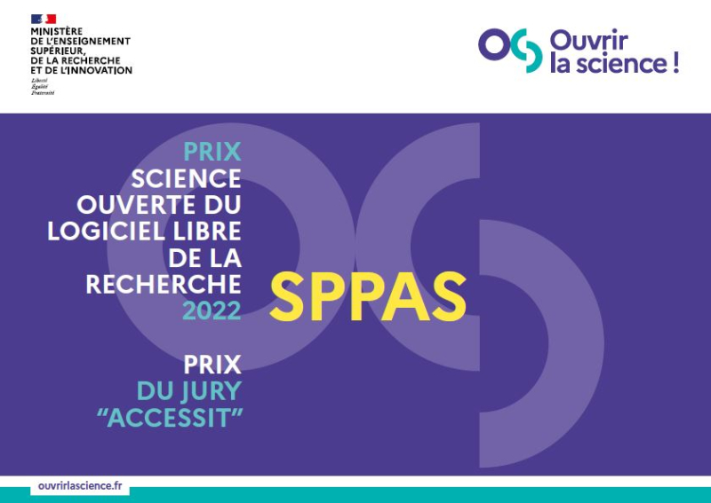 SPPAS : accessit prix spécial du jury, concours science ouverte du logiciel libre